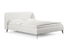 Кровать Rosa 90 200 Микровелюр белый