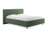 Кровать Сиена 80 190 Рогожка зеленый