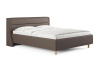 Кровать Madrid 120 190 Эко-кожа каштан