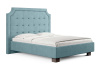 Кровать Elysium 140 200 Замша голубой