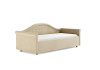 Кровать Maria 90 200 Микровелюр кремовый