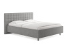 Кровать Сиена 140 200 Замша серый