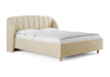 Кровать Valencia 140 200 Микровелюр кремовый