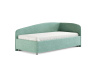 Кровать Paola R 120 180 Микровелюр селадон