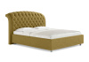 Кровать Венеция 120 190 Кашемир горчичный
