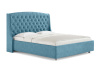 Кровать Diamant 80 200 Рогожка голубой