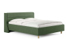 Кровать Madrid 80 190 Рогожка зеленый