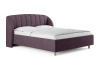 Кровать Valencia 200 190 Микровелюр лаванда