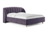 Кровать Valencia 200 190 Вельвет сиреневый