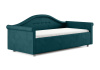 Кровать Maria 80 180 Замша изумрудный