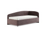 Кровать Paola R 80 200 Микровелюр кофе