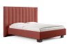 Кровать Barbara 160 190 Микровелюр терракотовый