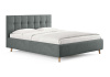 Кровать Bella 90 200 Эвита серый