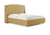 Кровать Diamant 120 200 Замша горчичный
