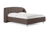 Кровать Valencia 80 190 Замша какао