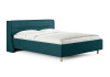 Кровать Madrid 90 200 Замша изумрудный