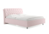 Кровать Оливия 200 200 Тедди розовый