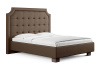 Кровать Elysium 180 190 Эко-кожа каштан
