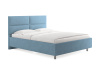 Кровать Omega 200 190 Замша голубой