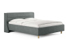 Кровать Madrid 200 190 Эвита серый