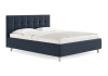 Кровать Bella 90 200 Кашемир синий