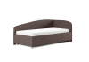 Кровать Paola R 120 180 Замша какао
