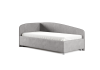 Кровать Paola L 90 180 Замша серый