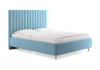 Кровать Аманда 120 190 Рогожка голубой