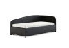 Кровать Paola R 90 200 Эко-кожа графит