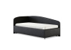Кровать Paola L 80 200 Эко-кожа графит