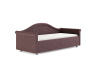 Кровать Maria 90 180 Рогожка марсала